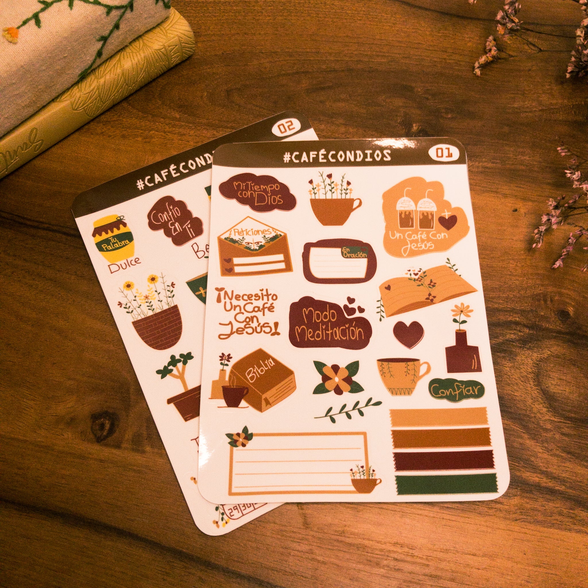 Kit journal un café con Dios