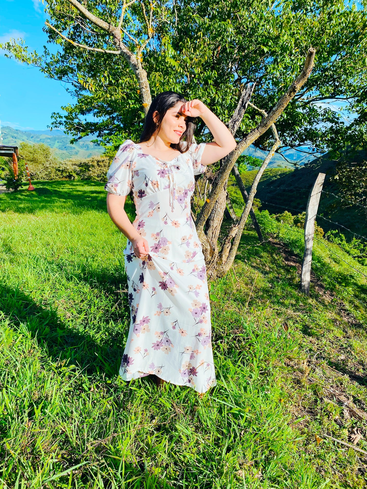 Vestido Alba 🤍💜